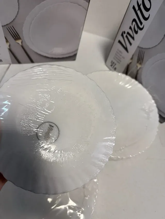 Vajilla Blanca Vivalto Porcelana