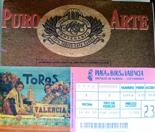Entrada antigua de Toros Valencia