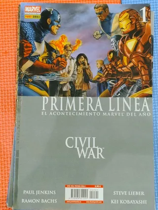 Civil War Primera Linea Completa. 6 números