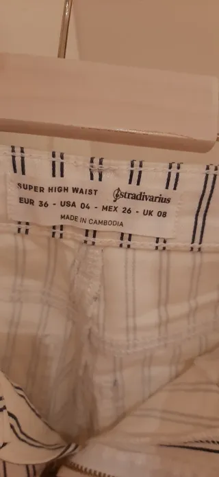 Pantalón rayas mujer