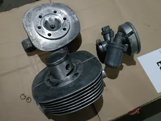 Cilindro Derbi Gran Sport 74 y Carburador antorcha