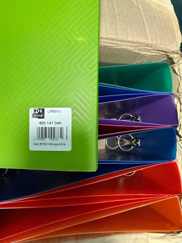 Carpeta 2 anillas tapa blanda