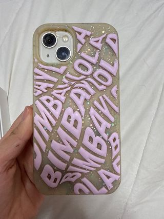 Funda iPhone 13 Bimba y Lola Glitter