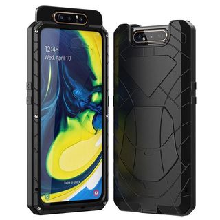 Funda de Metal de silicona a prueba de impactos para Samsung Galaxy A80
