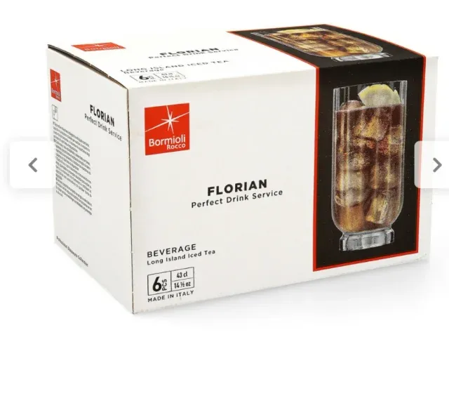 Set Vasos Altos Cristal Bormioli Rocco