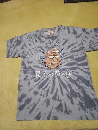 Camiseta Rick y Morty azul