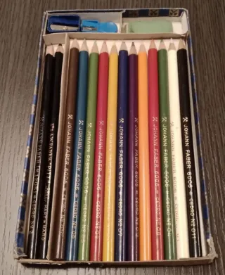 Antiguo Estuche Escolar JOHANN FABER