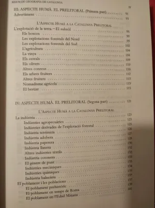 "Resum de Geografia de Catalunya" de Pau Vila.