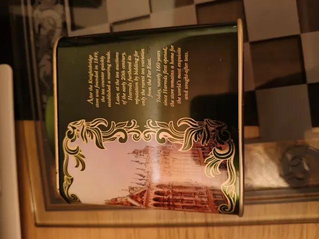 Contenitore Tè Harrods Green Tea