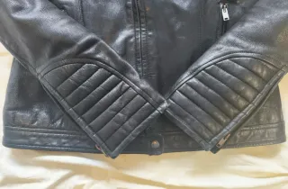 Chaqueta Schott Café Racer Negra