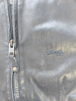 Chaqueta Schott Café Racer Negra