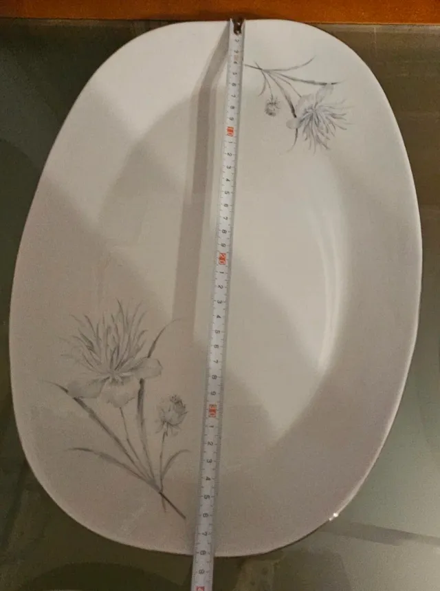 Vajilla porcelana diseño floral