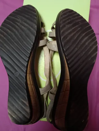 Sandalias grises Mujer Talla 40