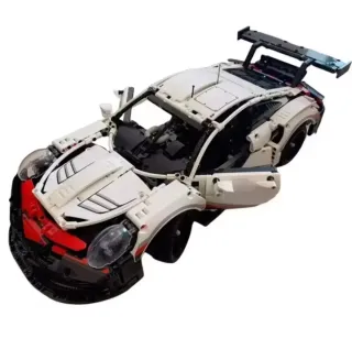 Porche 911RSR MOC 42096 Bricks con luci LED