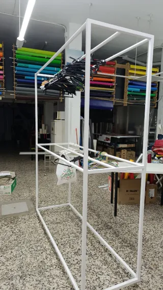 Perchero Metálico Blanco