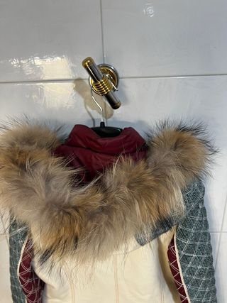 Chaqueta Holy Preppy capucha pelo Talla S