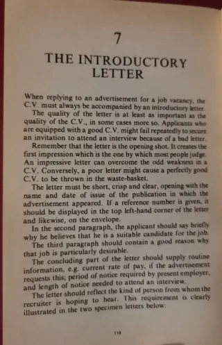 The Right Way to Write Your Own C.V.