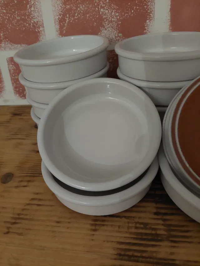 Set 12 Ciotoline Ceramica Terracotta