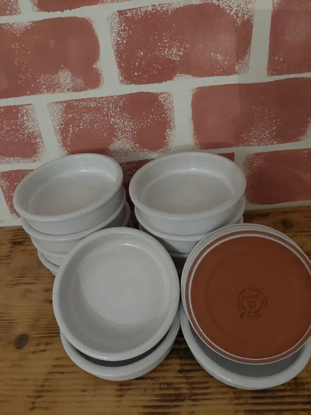 Set 12 Ciotoline Ceramica Terracotta