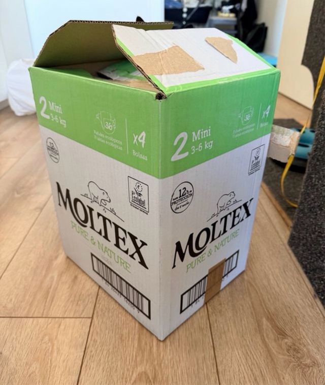 Pañales Moltex Talla 2 Mini (3-6 kg) - 36 uds