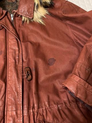 Giacca donna vintage vera pelle