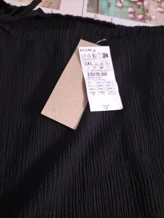 Pantalón Kiabi Mujer Talla 3XL Negro