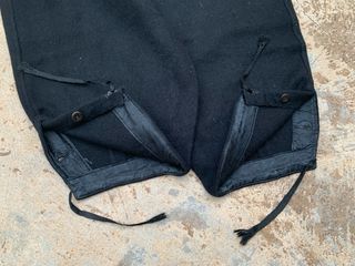 WW2 Pantalón Panzer Waffen SS Negro