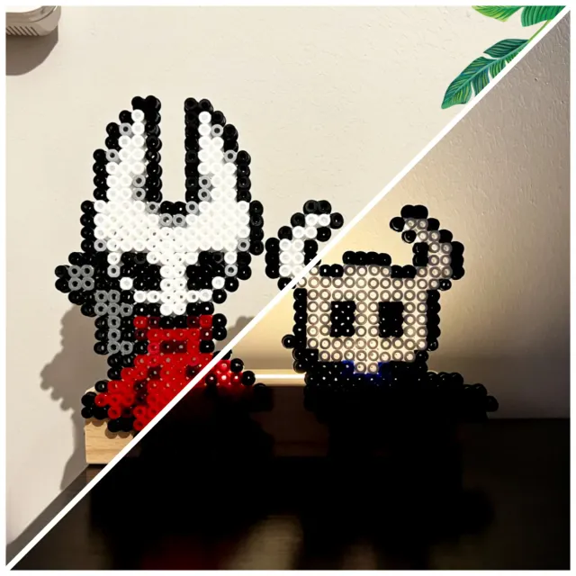 Lámpara Hollow Knight Hama Beads