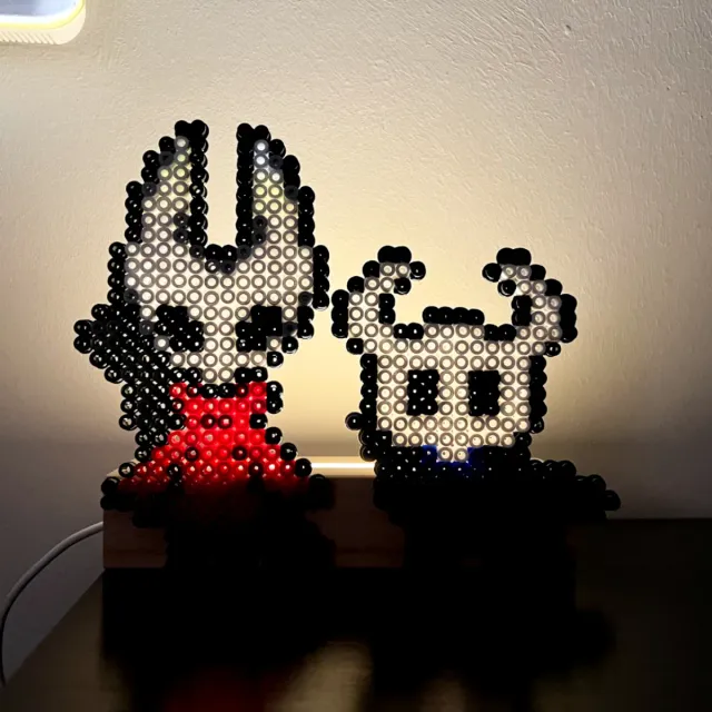 Lámpara Hollow Knight Hama Beads