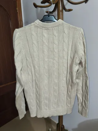 Jersey beige trenzado | Talla XS