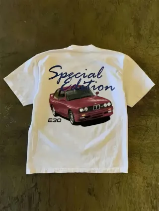 Camiseta Gráfica Coche E30 para Mujer – tela buena