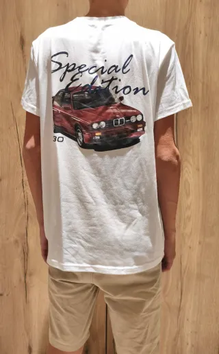 Camiseta Gráfica Coche E30 para Mujer – tela buena
