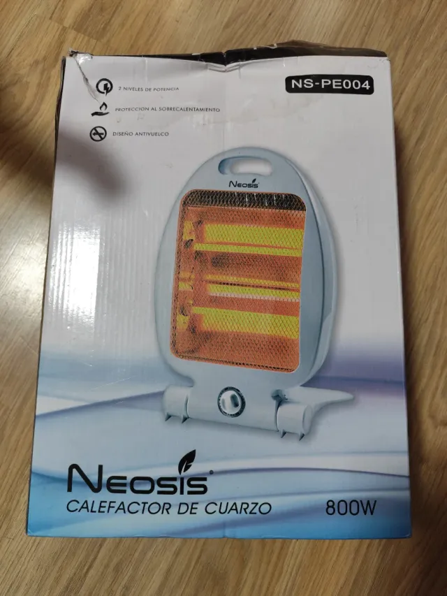 Calefactor de cuarzo Neosis NS-PE004 800W