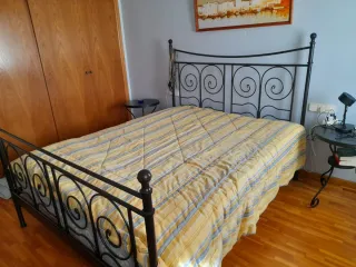 Cama Hierro Forja Diseño Espiral