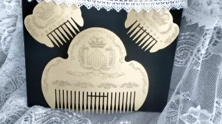 Peinetas Falleras oro viejo Adulta