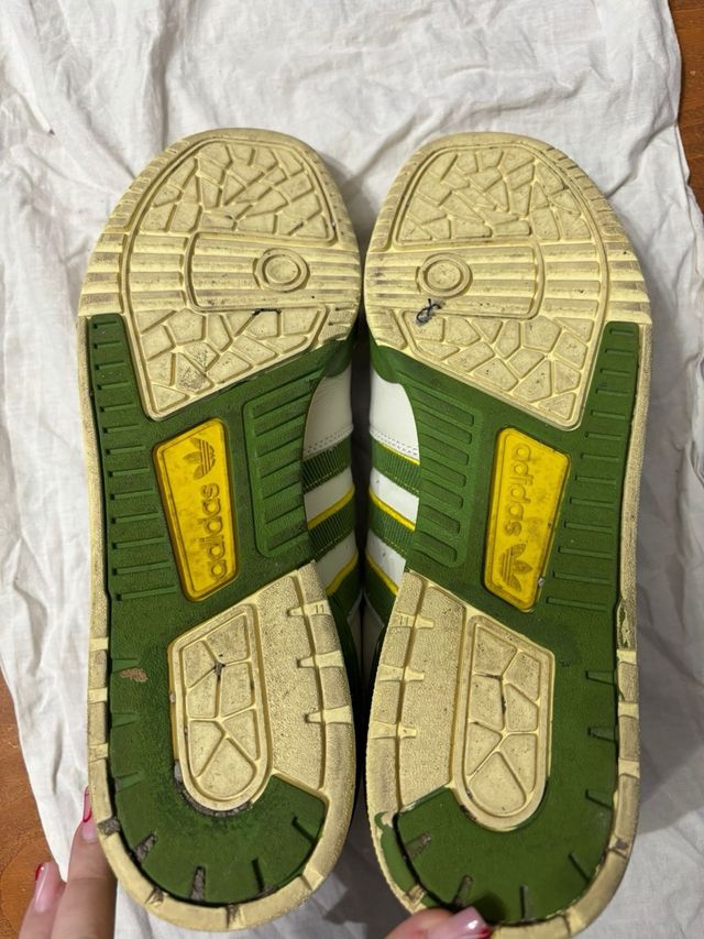 Adidas Scarpe Verdi e Bianche