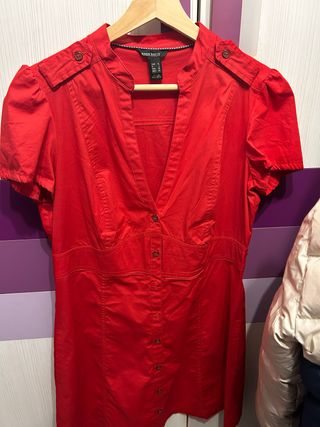 Vestido rojo Mango Talla L
