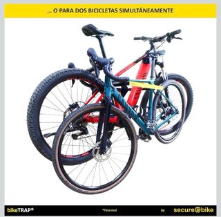 Soporte pared y candado para bicis /Marca Biketrap