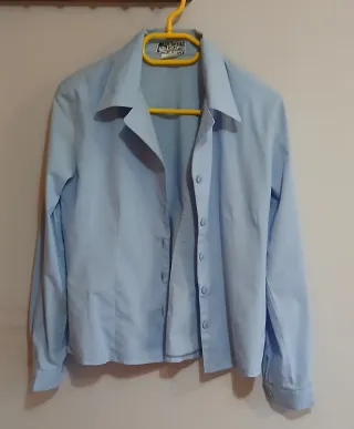 Camisa vintage F. Tapia azul mujer