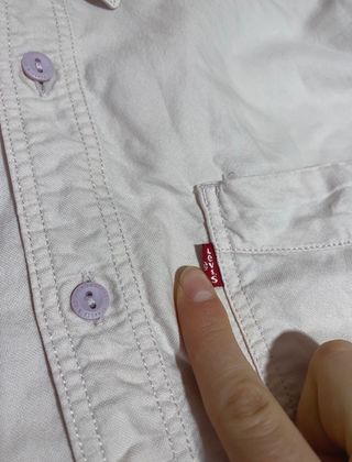 Camisa Levi's caballero rosa claro