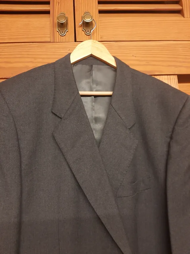 Chaqueta americana gris hombre talla 64