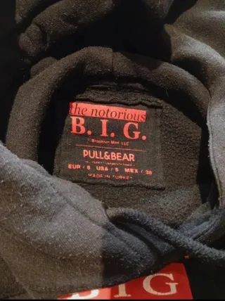 Sudadera The Notorious BIG Negra Roja