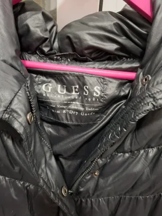 Abrigo Guess Negro Mujer
