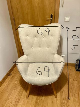 Sillón Nórdico COSY Beige