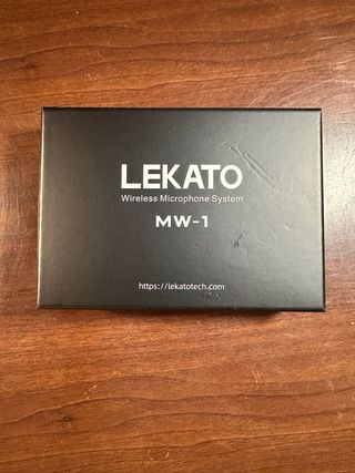 Micrófono Inalámbrico LEKATO MW-1. 2 Transmisores