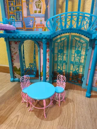 Castillo de Princesas Azul y Rosa