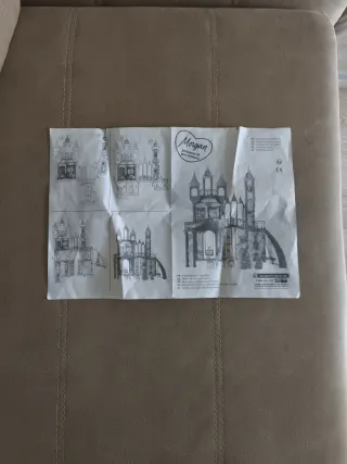 Castillo de Princesas Azul y Rosa