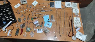 Anillos Colgantes Amuletos pulseras cadenas Plata