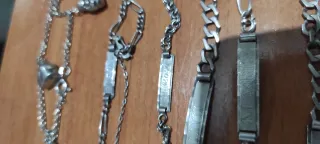 Anillos Colgantes Amuletos pulseras cadenas Plata