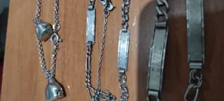 Anillos Colgantes Amuletos pulseras cadenas Plata